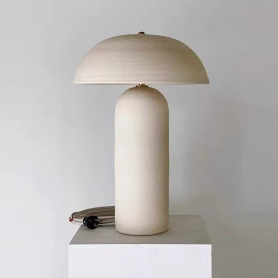 Ceramic Mushroom Lamp