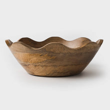  Scalloped Wooden Bowl (available in three sizes)